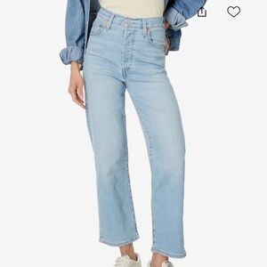Levi’s Premium ribcage straight ankle 29